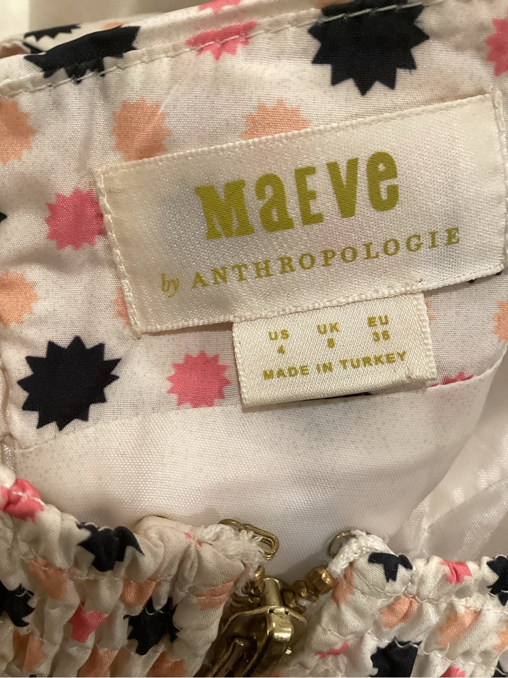 Maeve Bow-Tie One Shoulder Tank from Anthropologie Sz4 - Picture 9 of 12